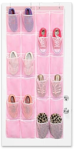 Amazon Pink Hanging Shoe Organizer Girls Room Decor Over Door Shoe