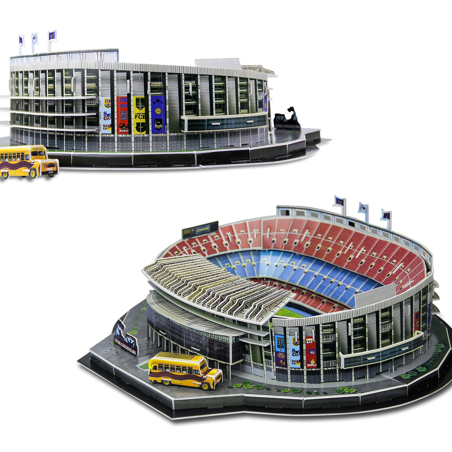 camp nou stadium 3d puzzle