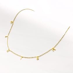Memgift Sister Gold Necklace Perfect 18k Gold