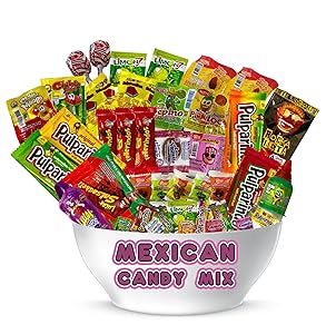 Mexican Candy Assortment (32 Count) Variety of Spicy, Sweet, Sour by Look-On