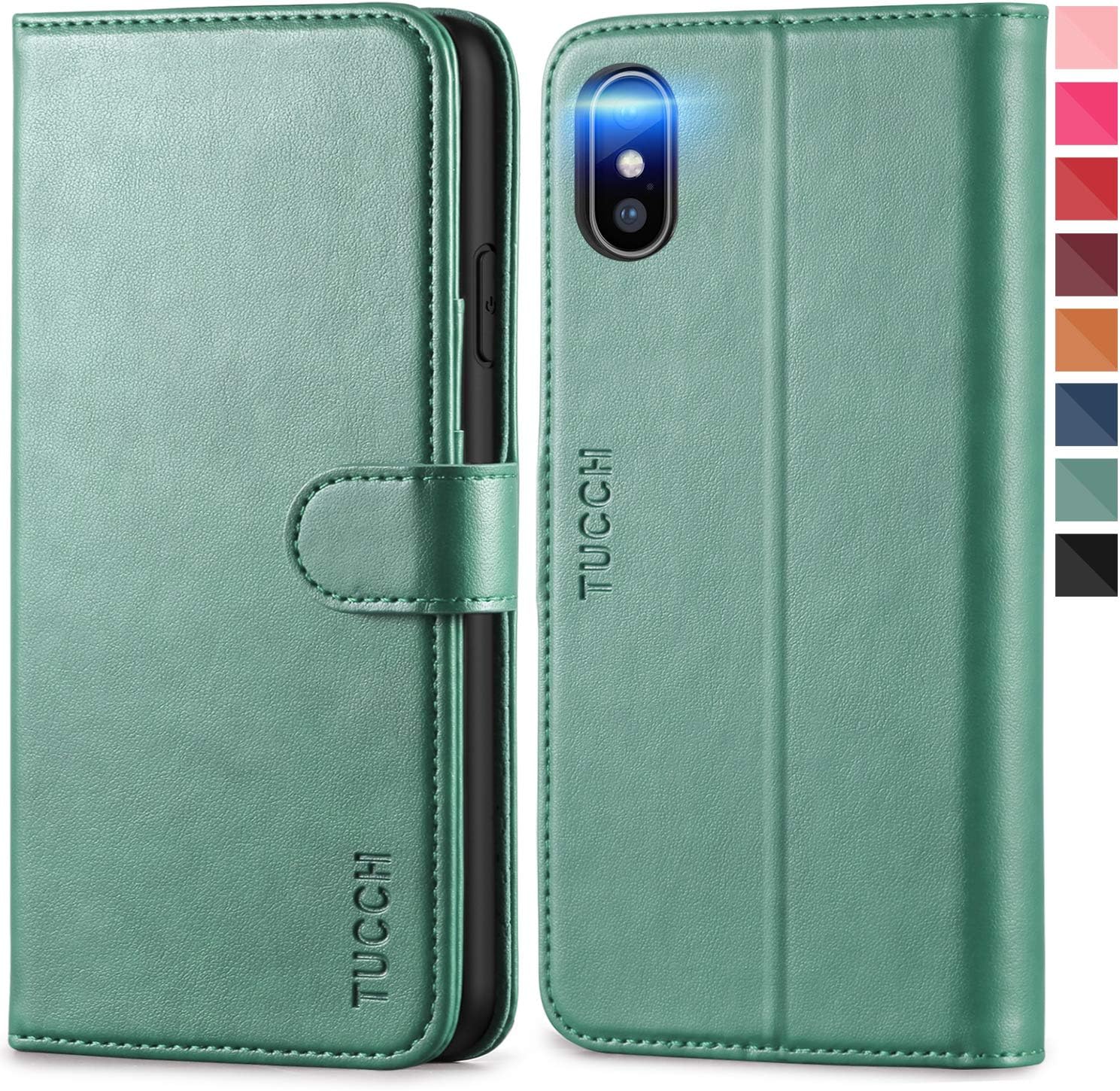 Amazon Co Jp Tucch Iphone Xs Max Case Notebook Iphone Xs Max Case Premium Synthetic Leather Tpu Card Storage Wireless Charging Auto Sleep Function Rfid Magnetic Closure Stand Function Shockproof Compatible With Iphone Xs