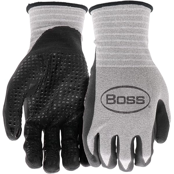 BOSS Men's Tactile Barrier Dual Layer Latex Coated Work