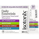 Isotonix® Daily Essentials Multivitamin Powder Packets – 4-in-1 Formula with Multivitamin, Activated B-Complex, Calcium Plus & OPC-3 with Pycnogenol® – Isotonic Delivery – Gluten Free-30 Packets