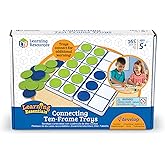 Learning Resources Connecting Ten-Frame Trays, 165 Pieces