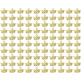 Tupalizy 100PCS Mini 2025 Year Charms Graduation Cap Decorations Metal Tassel Charm Pendant for Graduation Tassels Keychains Bracelets Necklaces Earring Jewelry Making DIY Crafts Party Supplies