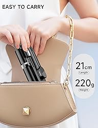 45" Selfie Stick Tripod with 2 Lights, Extendable 5