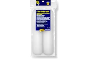 FOAM PRO 176 FoamPRO Fine Finish Mini Roller Refills (High-Density Foam) (2-pack) 6", Pack of 2