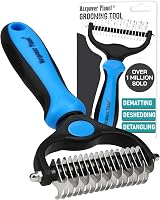 Maxpower Planet Grooming Brush for Long Haired Cats Blue