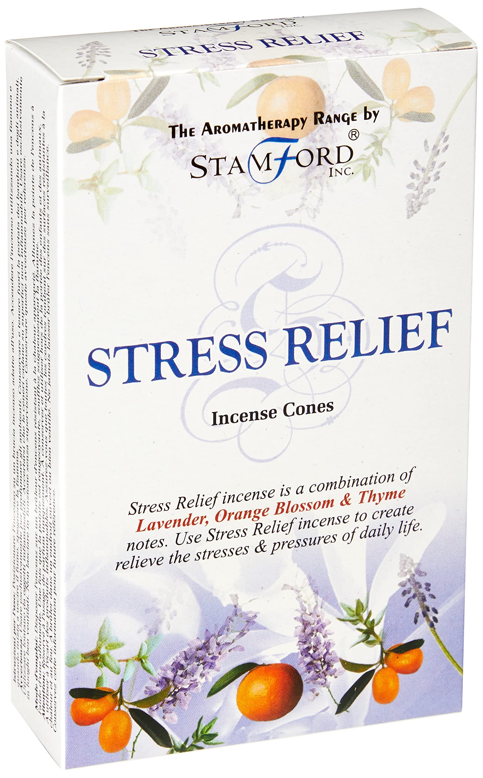 STAMFORD INC 37215 Stress Relief Aromatherapy Cones, 15 Cones x 12 Packs