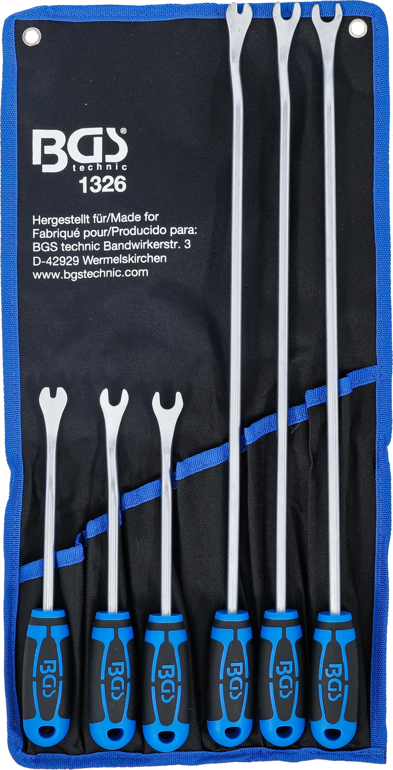 BGS 1326 | Interior Lining and Clip Removal Tool Set