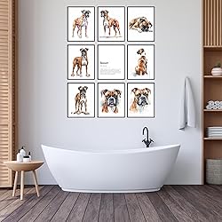 BigWig Prints - Boxer Dog Wall Decor, Boxer Lover