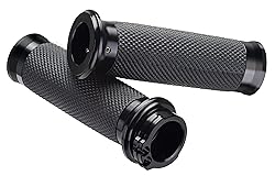 Motorcycle Black Hand Grips 1 Inch Handlebar Grips
