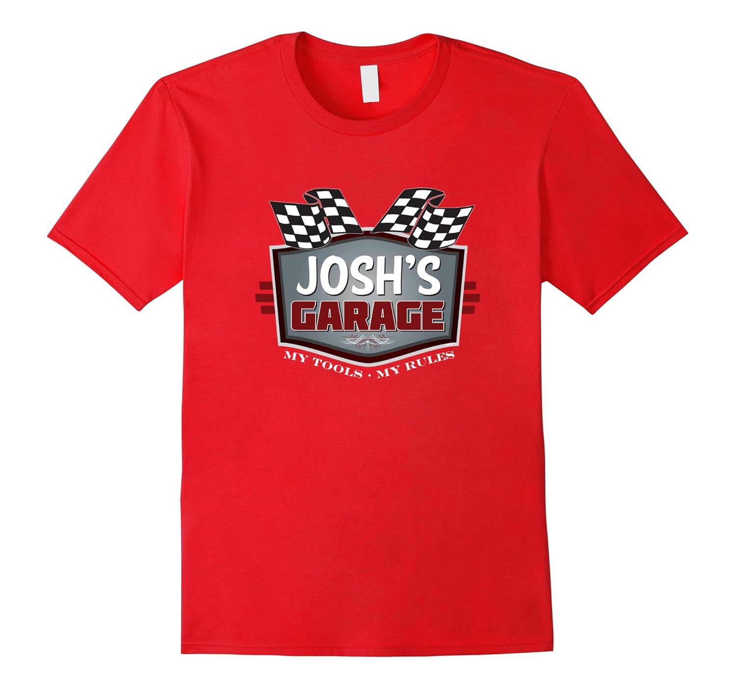 Josh's Garage T-shirt Funny Car Guy - My Tools My Rules-ANZ