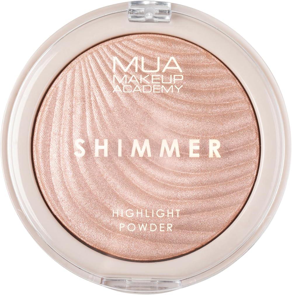 MUA Shimmer Highlighter Powder Pink Shimmer 1 Pack