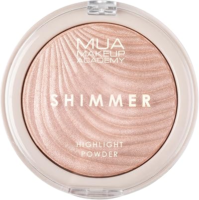 MUA Shimmer Highlighter Powder Pink Shimmer 1 Pack
