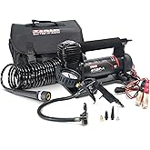 VIAIR 450P-A EF Enhanced Flow - 45144 Tire Inflator Portable Air Compressor for Truck & SUV | 100% Duty Cycle @ 100 PSI | 12V Tire Pump Air Compressor | 150 PSI, Any Tire Size (SAE, Alligator Clips)