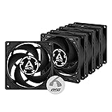 ARCTIC P8 PWM PST (5 Pack) - PC Fans, 80mm Case Fan