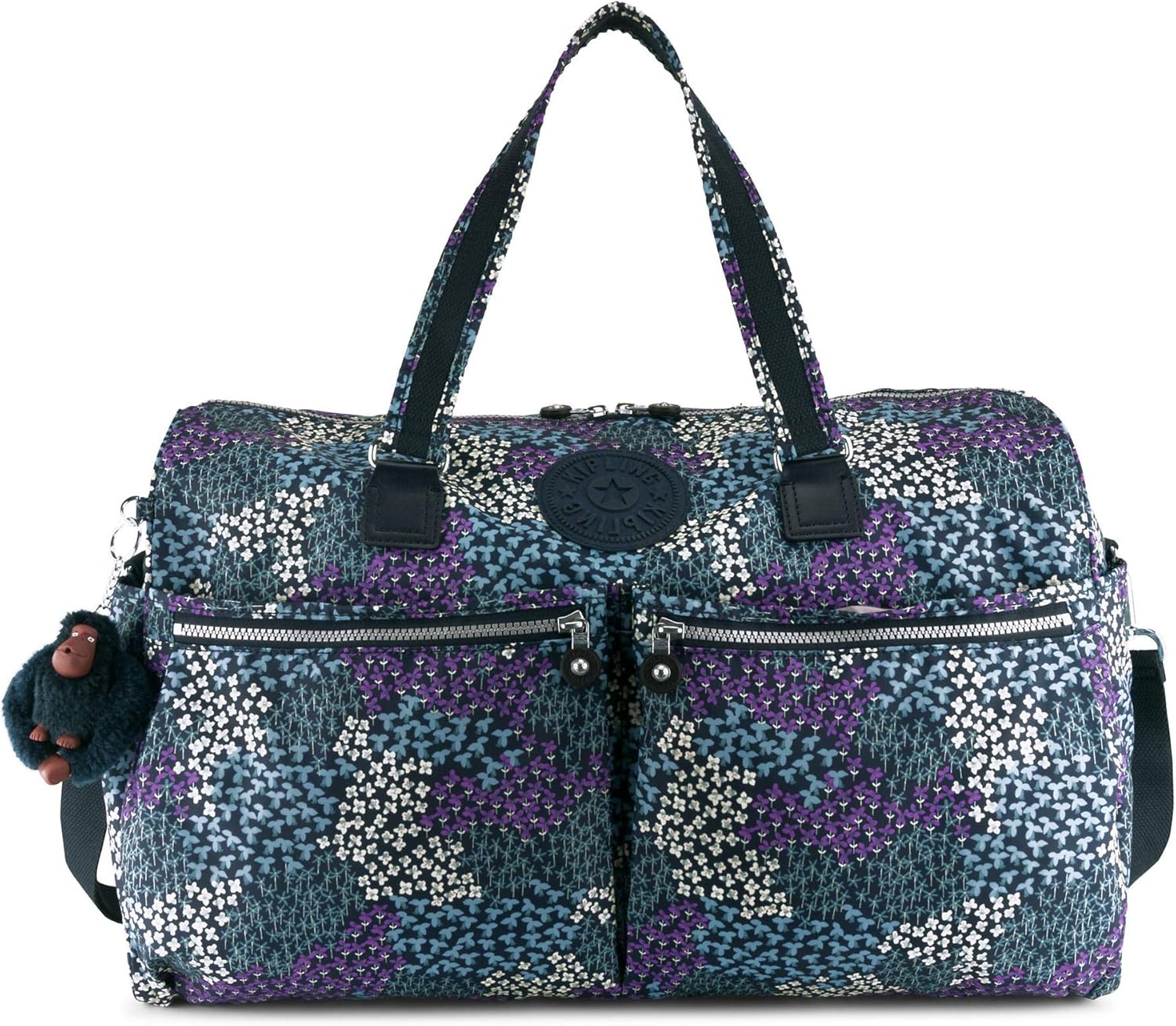 Kipling Itska Printed Duffel Bag One Size Dotted Bouquet Amazon.co.uk