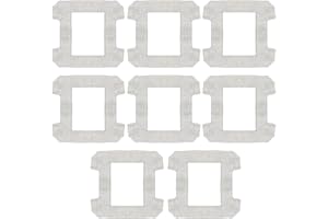 HUAREW 8 Pack Cleaning Rag for Ecovacs Winbot W2 Omni, W1, W1 Pro Window Vacuum Cleaner Robot, Washable and Reusable Mop Cloth Pad Accessories