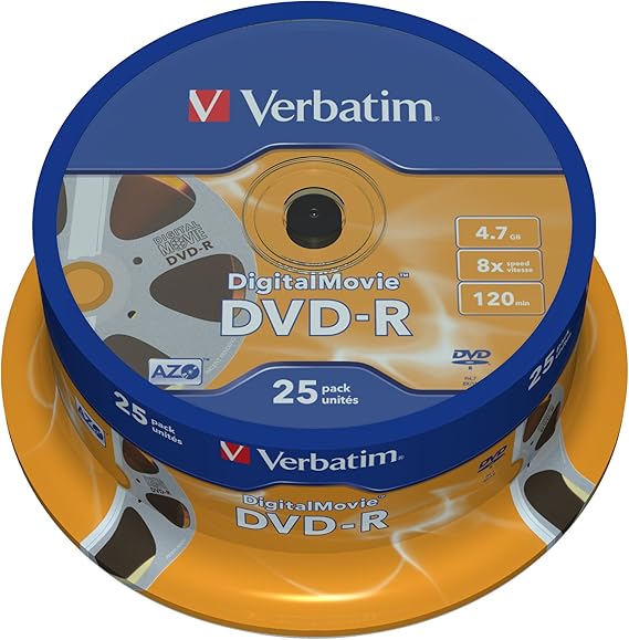 Verbatim Digital Movie DVDR Disc 8x 4,7GB Amazon.de Computer & Zubehör