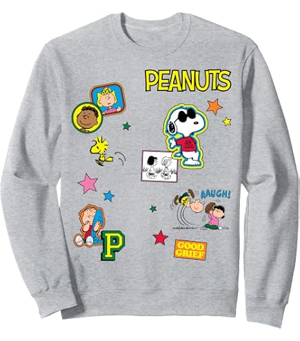 Amazon.com: Peanuts Snoopy and friends dancing Sweatshirt