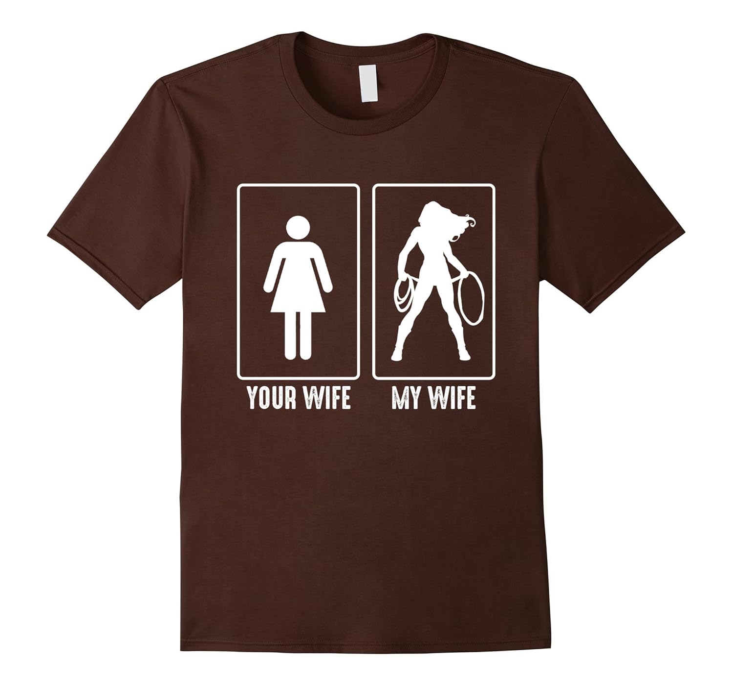 Mens Mens Your Wife My Wife T-Shirt Super Hero Shirt-anz