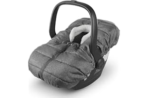UPPAbaby CozyGanoosh for Aria and Mesa Infant Car Seat Carriers/Ultra-Plush, Weather-Proof/Charcoal Mélange