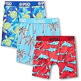 PSD Youth Tropical Print Boxer Briefs – Lightweight Summer Underwear