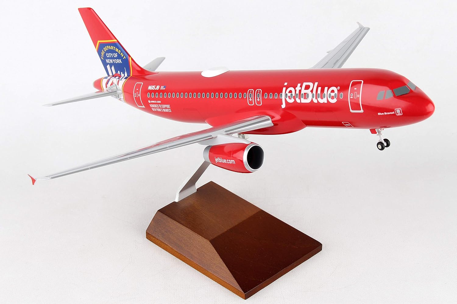 Daron FDNY Skymarks Jetblue A320 1/100 W/Wood