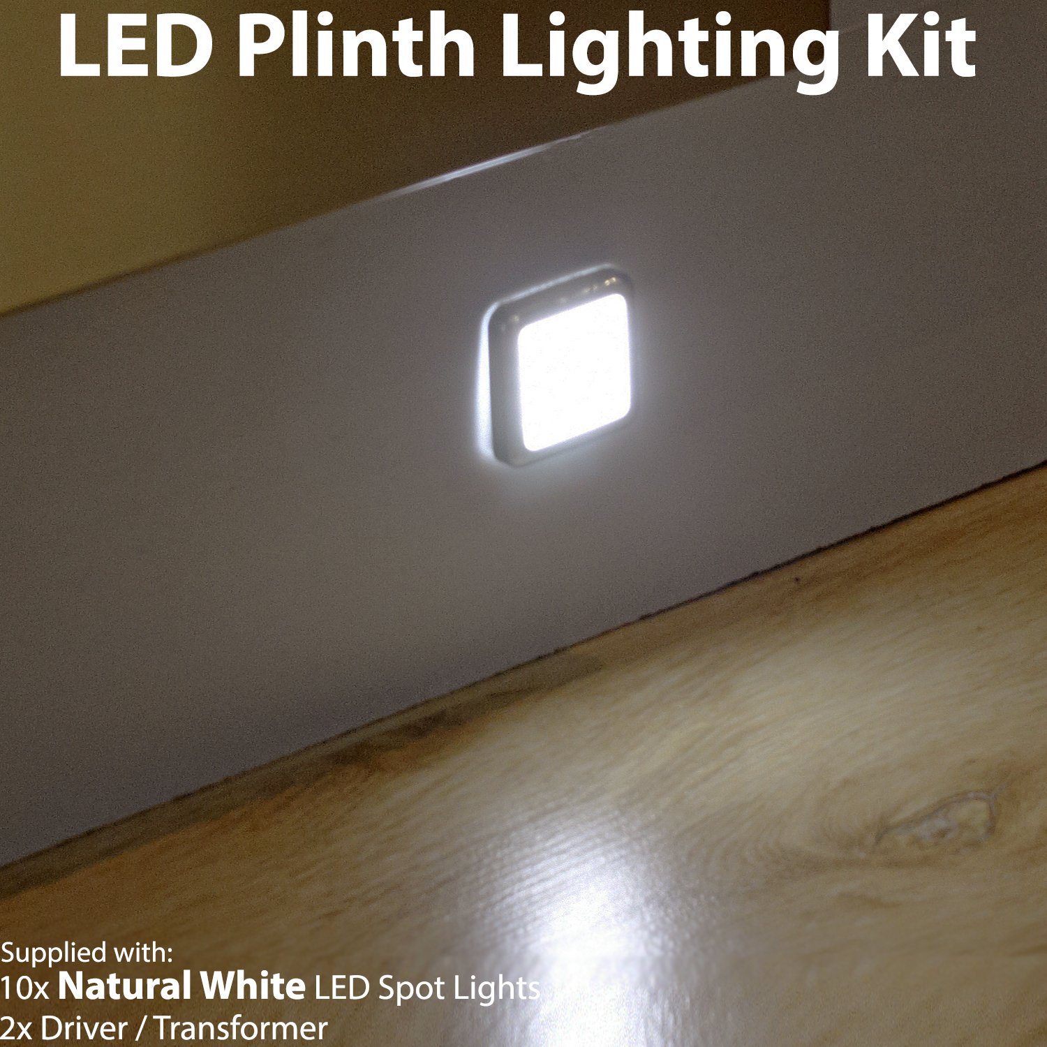 Natural White Beam Cabi Counter 10x Square Led Mini Plinth Light Kit Stainless Steel Finish Bathroom Kitchen Skirting Kickboard Panel Recessed Flush Spot Lighting Loops Headlamps Lighting Cate  Natural White Beam Cabi Counter 10x Square Led Mini Plinth Light Kit Stainless Steel Finish Bathroom Kitchen Skirting Kickboard Panel Recessed Flush Spot Lighting Loops Headlamps Lighting Cate