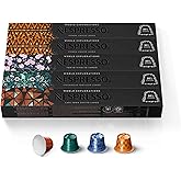 Nespresso Capsules Original Line, Morning Lungo Blends Variety Pack, Mild to Medium to Dark Roast Coffee, 50-Count Coffee Pod