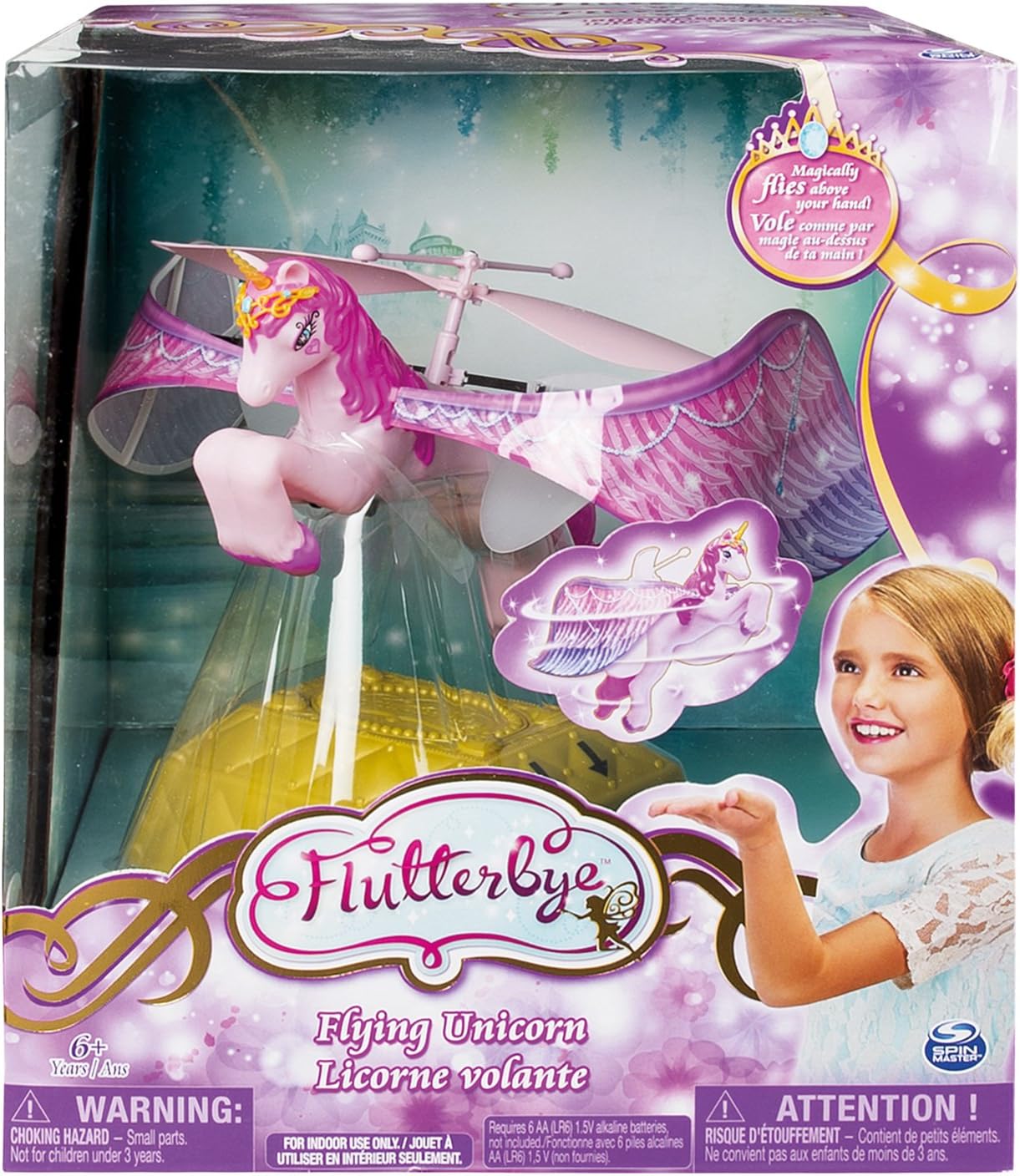 Flutterbye Flying Unicorn Figure