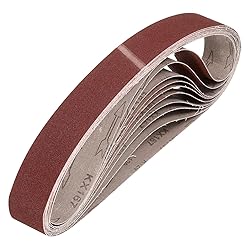 HARFINGTON 1-1/2 x 30 Inch Sanding Belts, 10 Pcs