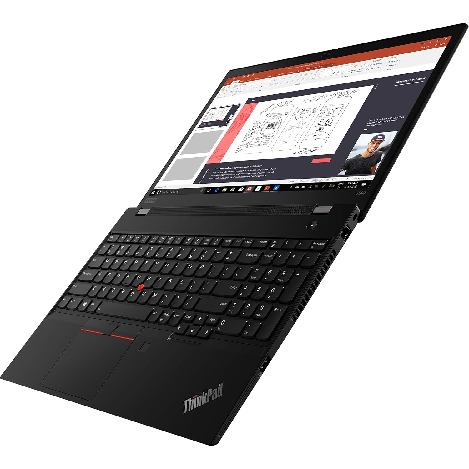 Lenovo ThinkPad T590 Laptop, Intel Core i78665U, 16GB RAM, 1TB