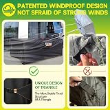 Enzeno Outdoor Garden Furniture Cover 270x180x94cm Waterproof 420D Windproof view 5