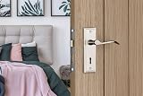 Designer Levers Berkeley Modern Design Lever Door Handle 1 Pair Satin Nickel view 6