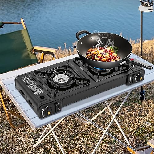 Gas Stove Propane Mini Grill Grill Boss 90057 Dual Fuel Camp Stove