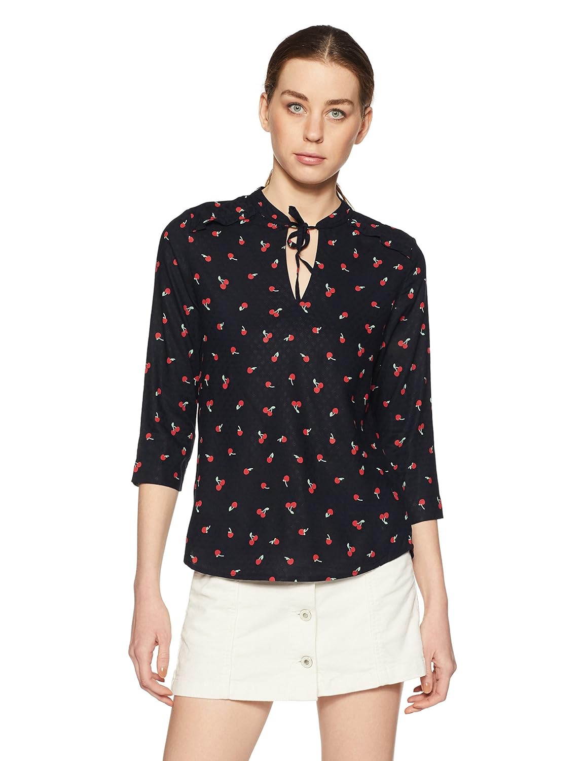 marks & spencer women's floral regular fit shirt
