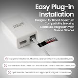 rhinocables ADSL RJ11 High-Speed Telephone & Internet Cable 15m White view 3