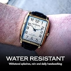 Miykon Vintage Watches for Men - Tank Square Gold