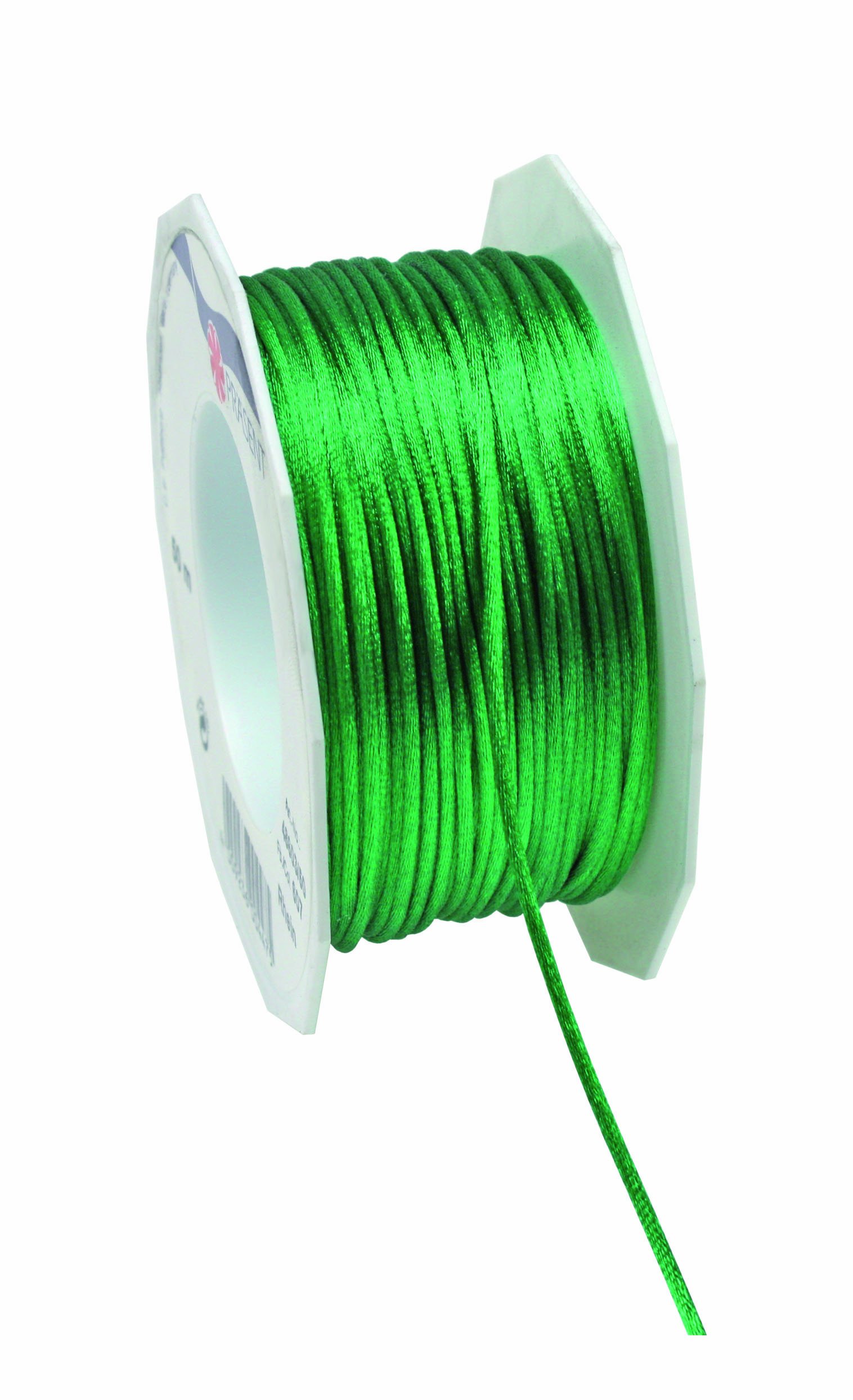 C.E. Pattberg RHEIN Cord Ribbon - green, 50 m Braided Cord For Wrapping Gifts, Parcels, And Presents, 3 mm Width, Accessories For Decorating and Handicrafts - Tear-Resistant Decorative Cord — image 1