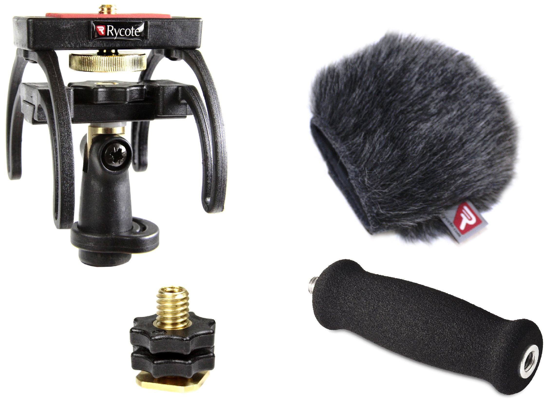 Rycote 046017 Recorder Audio Kit for Zoom H4 Handy,Black