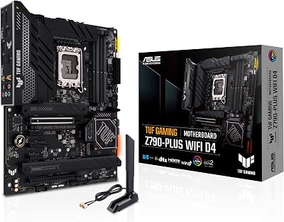 ASUS TUF GAMING Z790-PLUS WIFI D4 Intel LGA1700 ATX Motherboard 20+1 VRM