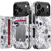 Goodon for iPhone 17 Pro Max/iPhone 18 Pro Max Case Wallet - Leather Cover | Card Slots Holder & Kickstand Function, Aesthetic Stylish, Shockproof Protective Phone Case for Women Girls