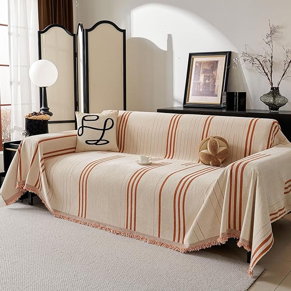 AKPGQ BOHO COUCH COVERS FOR SOFA WASHABLE SOFA...