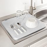 Minky Anti-Bacterial Drying Mat 41x46cm Ultra Absorbent Quick Dry Microfiber view 2