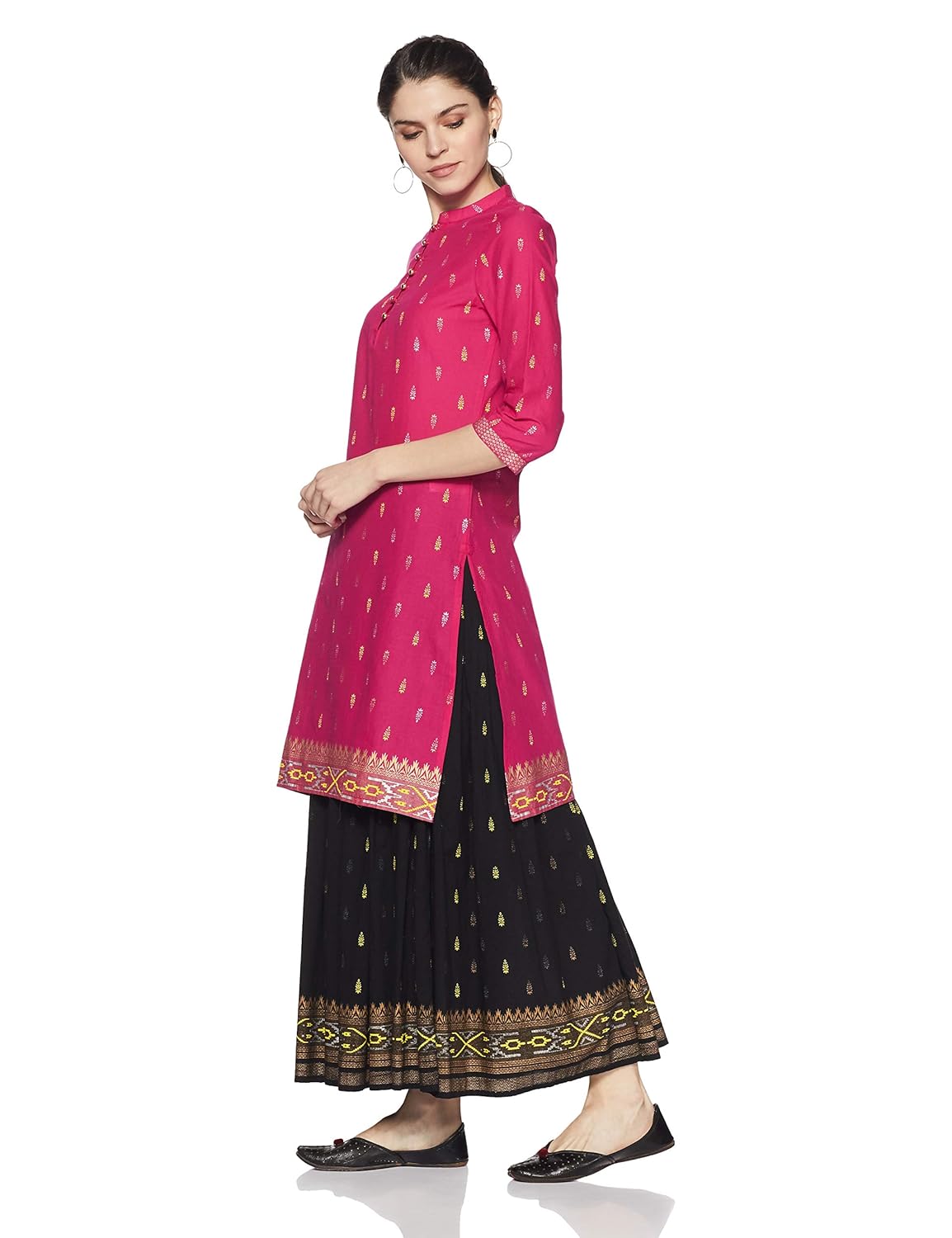 amazon brand - myx women's straight kurta