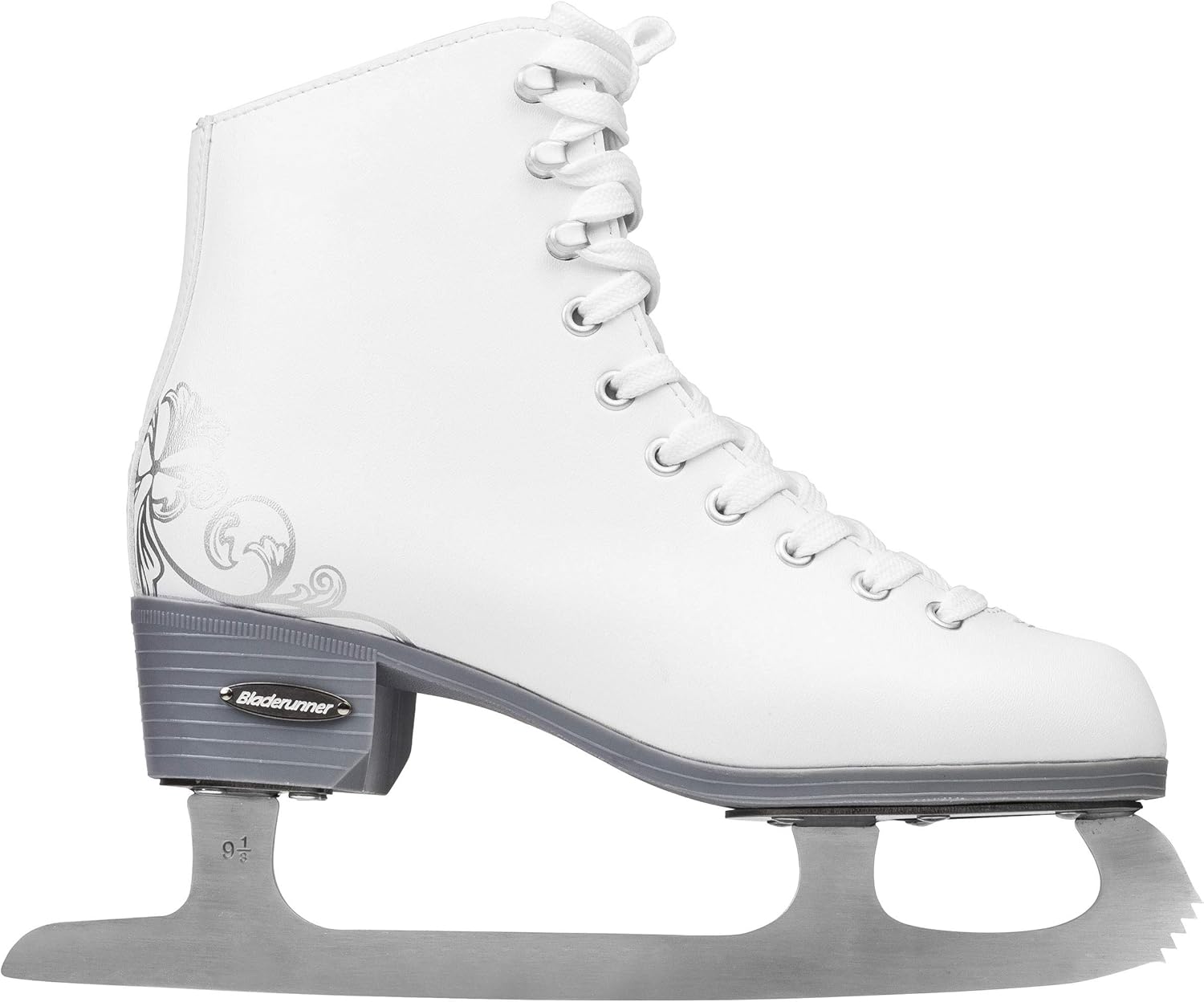 Rollerblade Bladerunner Ice Allure Girls Figure Skate, White, Ice Skates : Sports & Outdoors