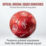 Hy-Pro Arsenal F.C. Classic Signature Football Size 5 Metallic Red view 7