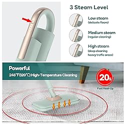 Newbealer Steam Mop & Detachable Handheld